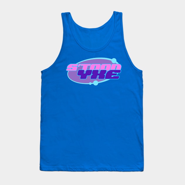 Saskatoon Stoon YXE Steampunk Vaporwave Fusion Tank Top by Stooned in Stoon